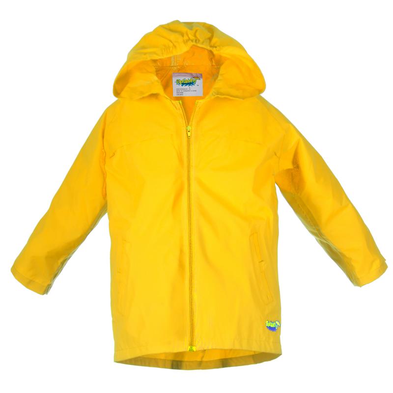 Yellow Splashy Rain Jacket, 11-12Y
