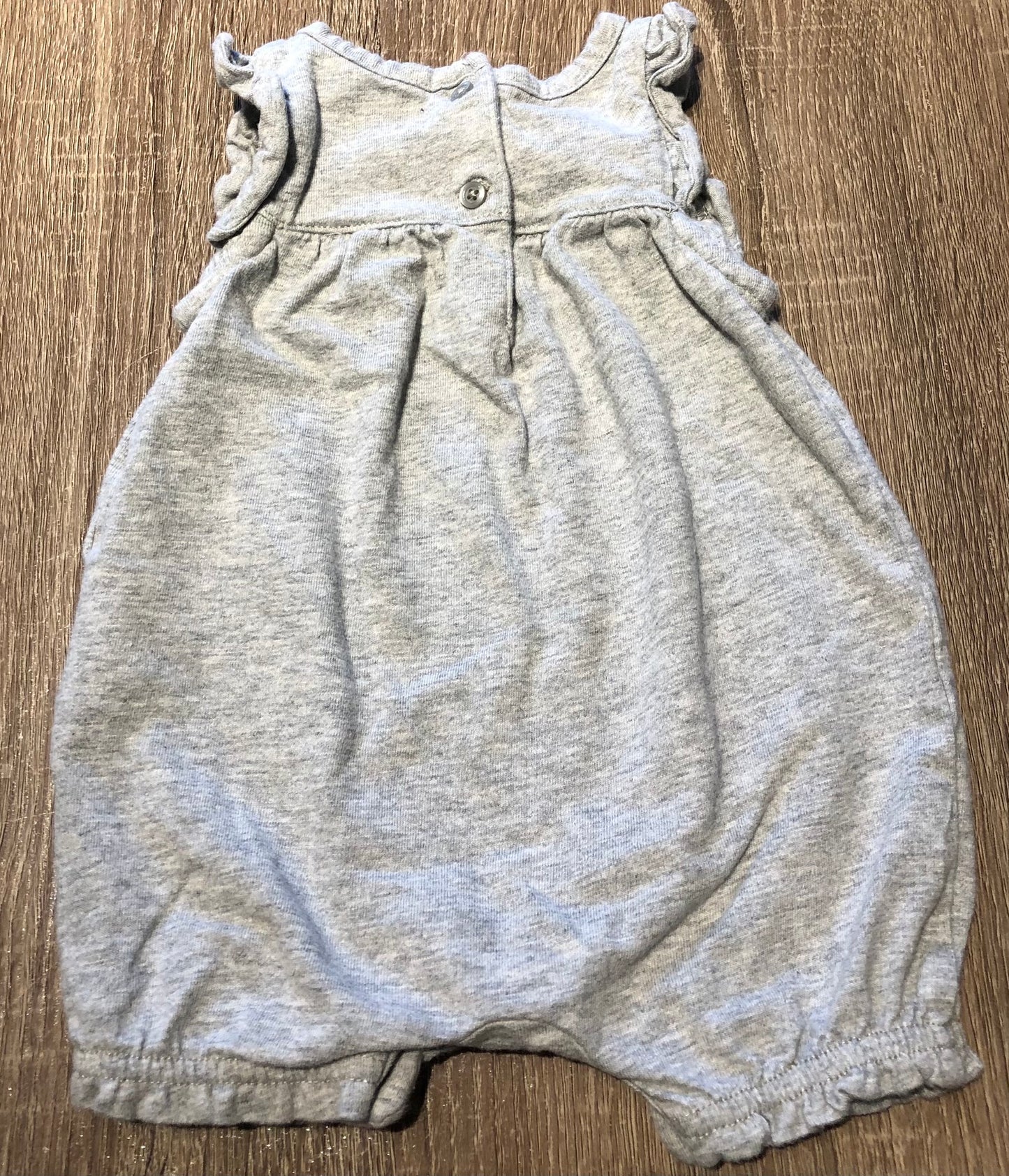Grey Bbaby Gap Onesie, 0-3M