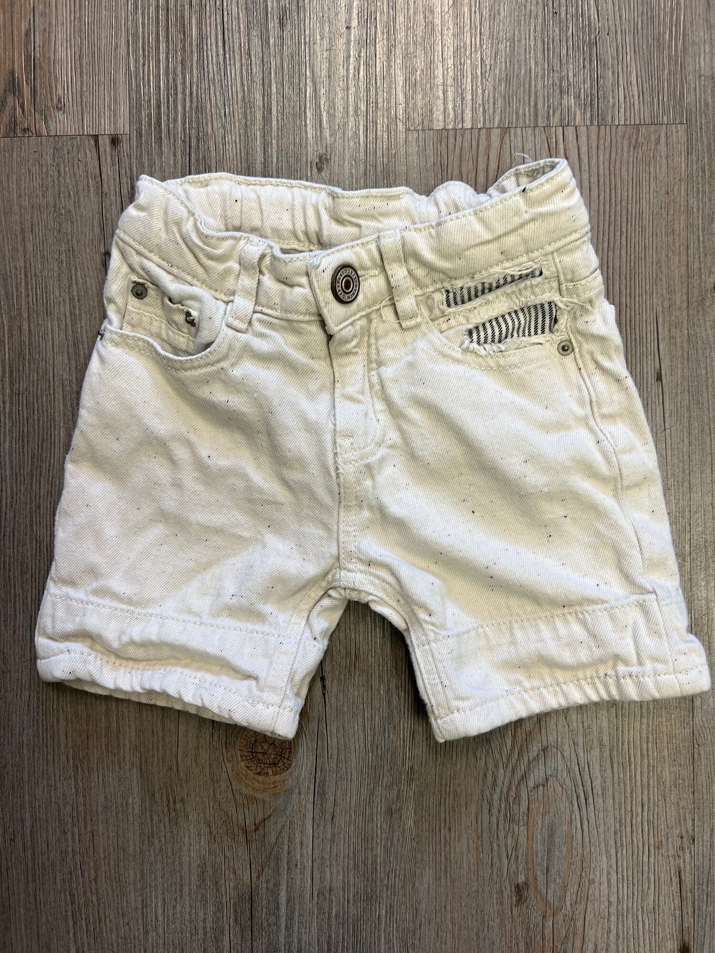Beige Zara Denim Shorts, 5Y