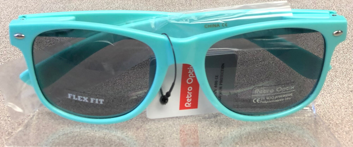 Teal Flex Fit Sunglasses, Youth