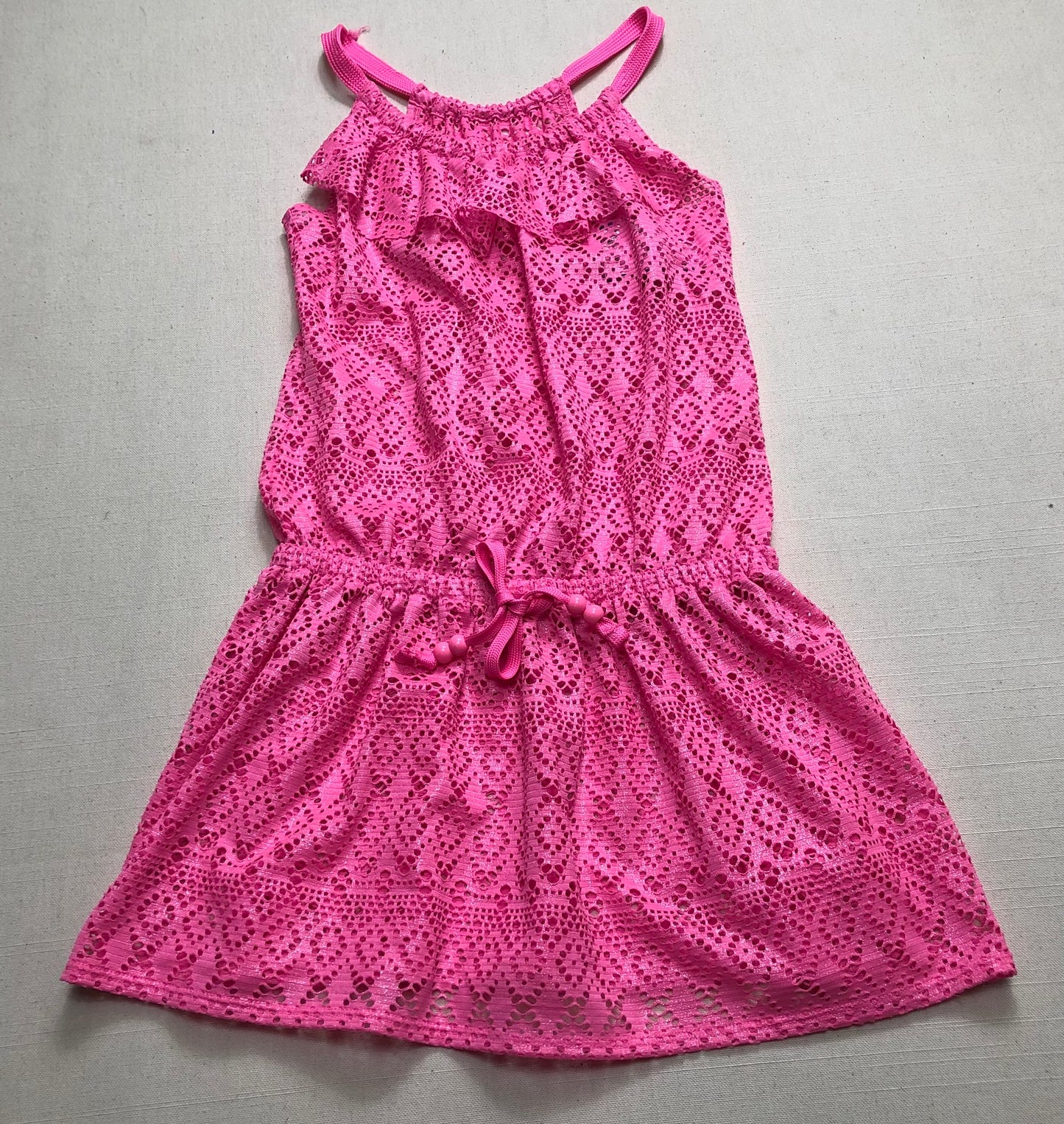 Pink Justice Swim Cover Up, 10Y