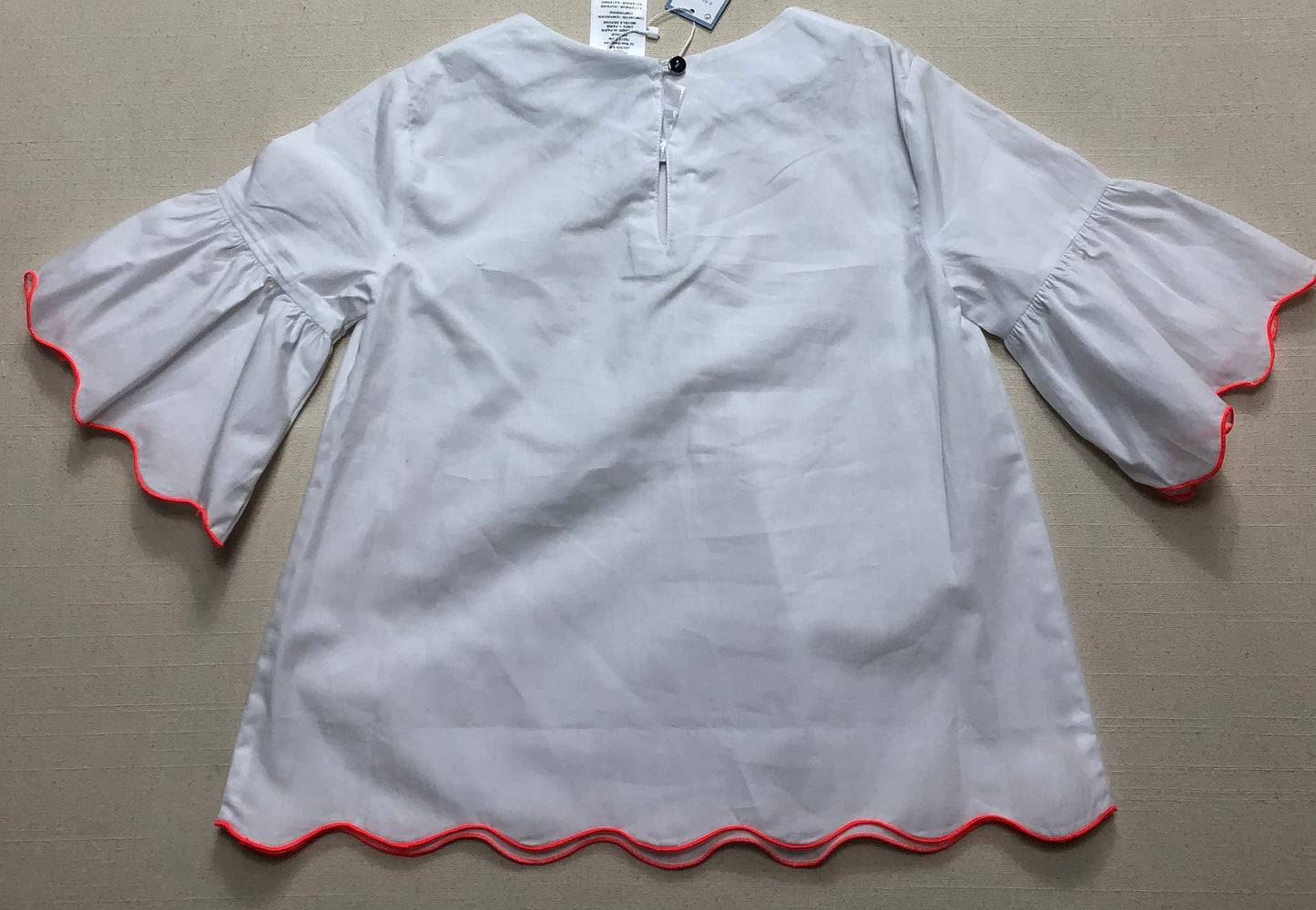 White Jadadi Shirt, 6Y