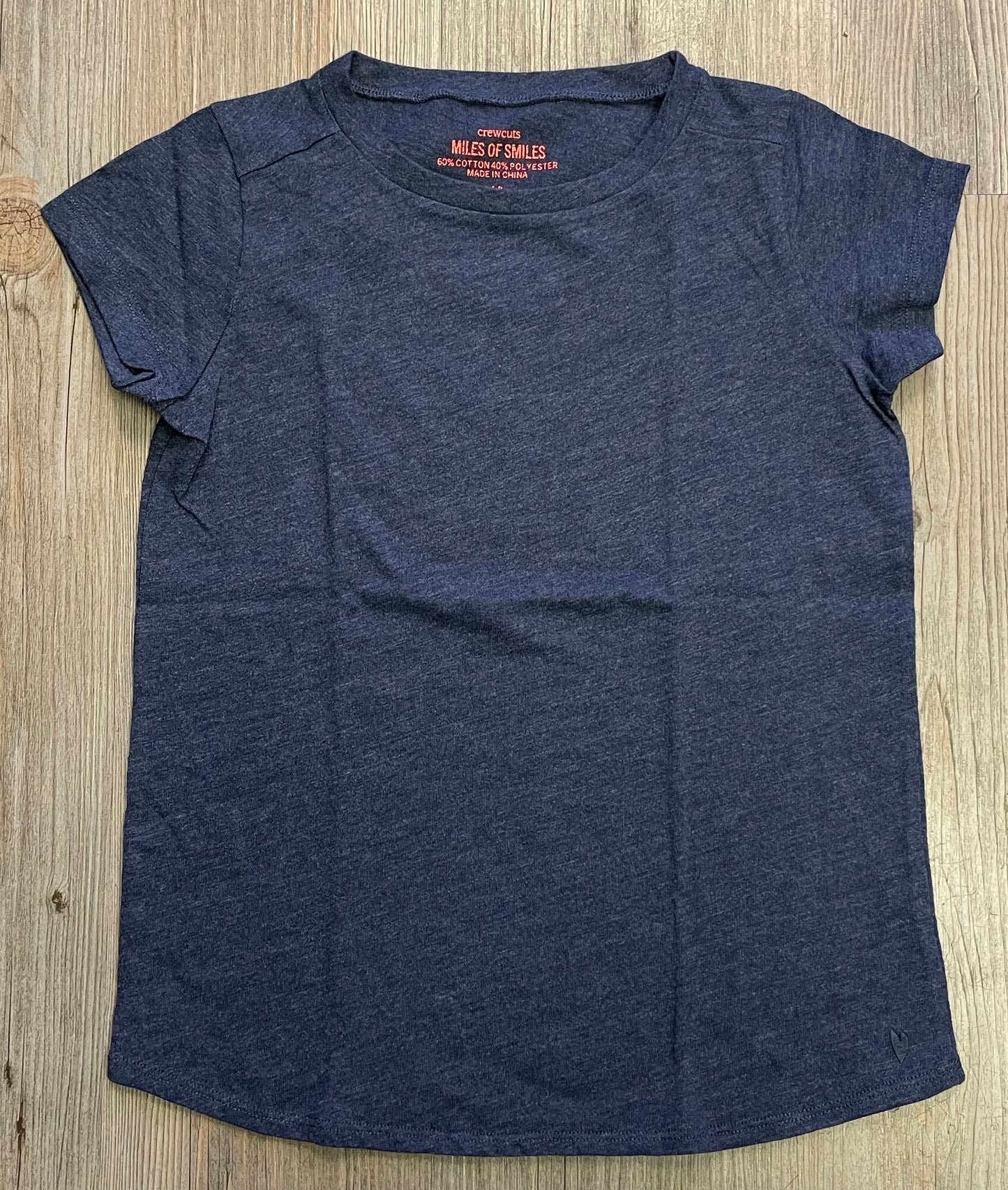 Navy Crewcuts Tee, 10Y