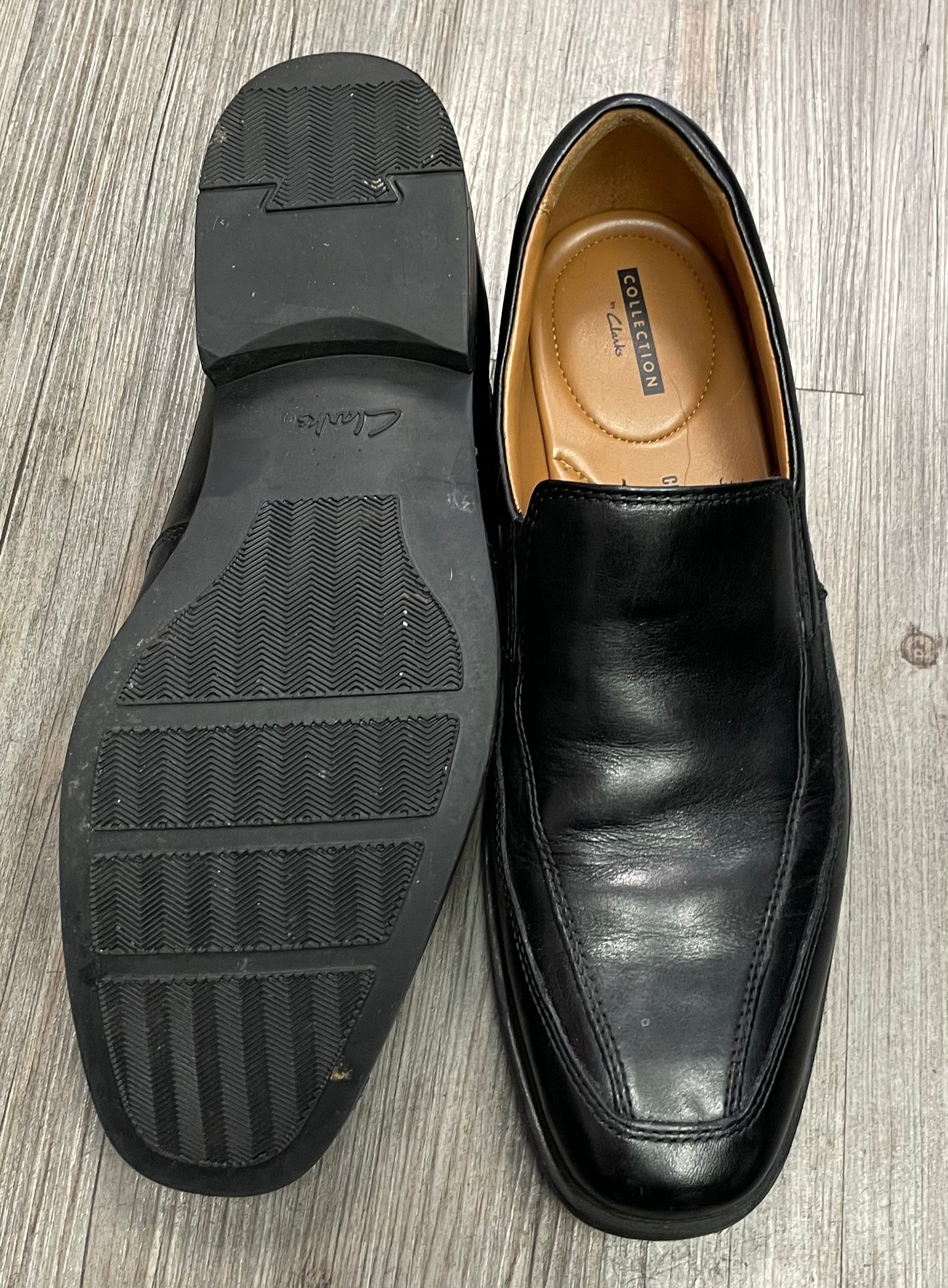 Black Clarks Dress Shoes, 10Mens