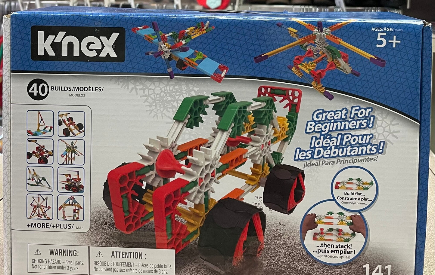 Multi Knex 40 Builds Model, 5Y+