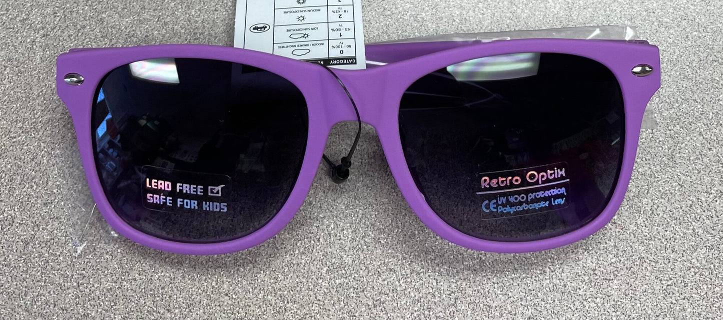 Purple Matte Sunglasses - NEW, 3-7 Years