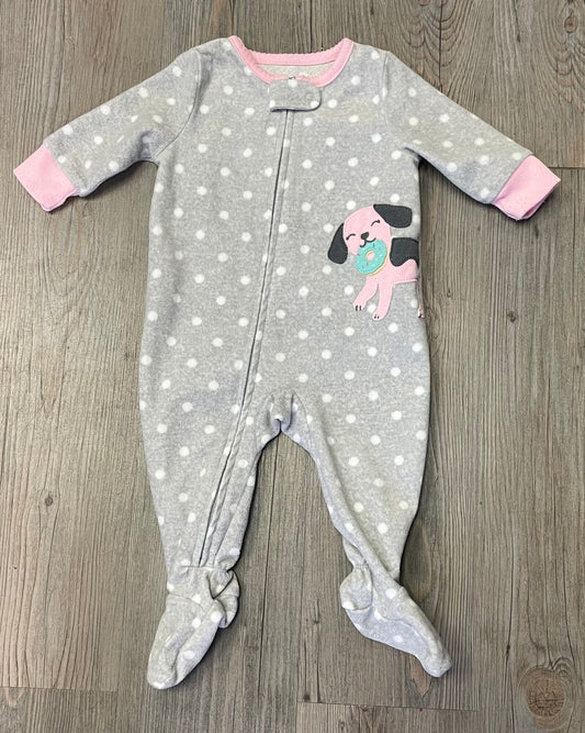Grey  Carters Pj Onesie, 3M