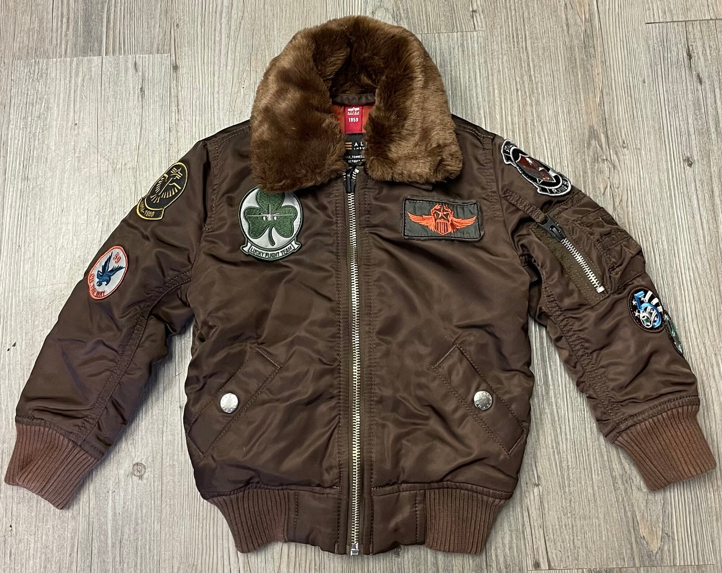 Brown  Alpha Industries Jacket, 2Y