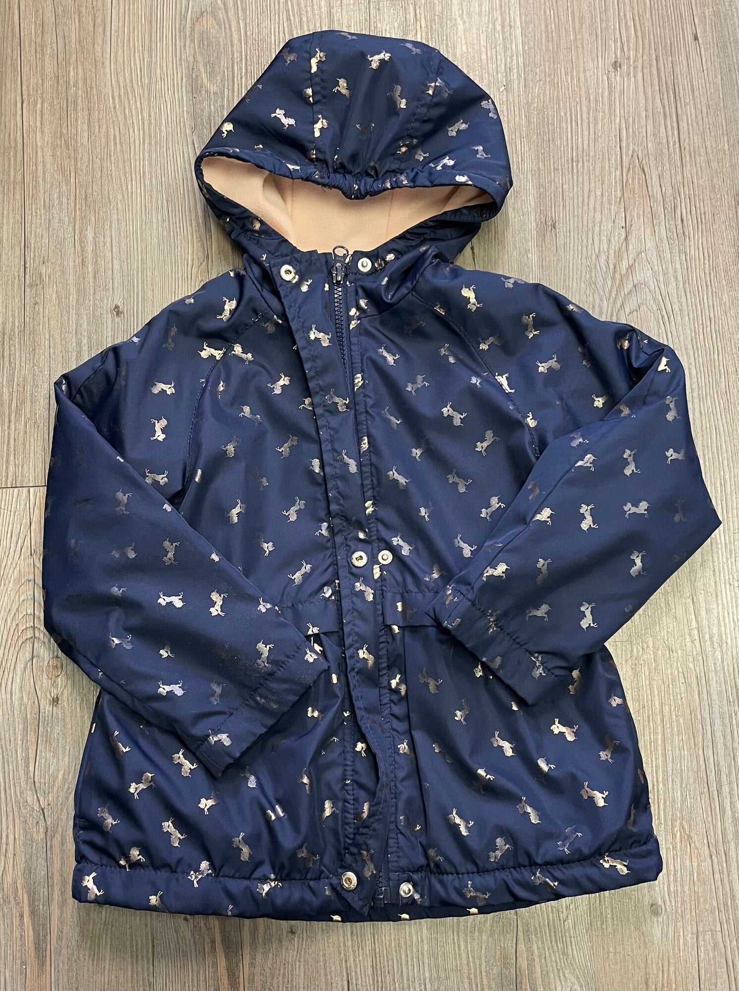 Navy  Oshkosh Lined Jacket, 5Y