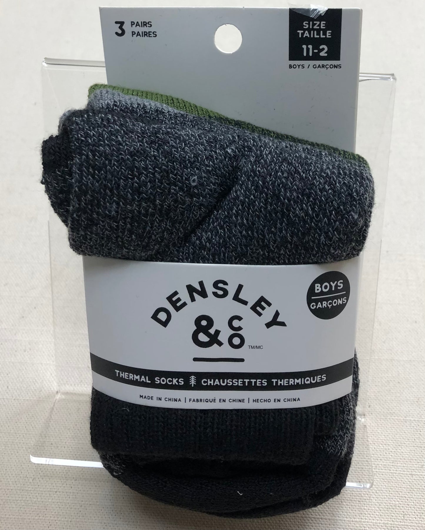 Multi  3Pack Thermal Sock, 11-2 Shoe