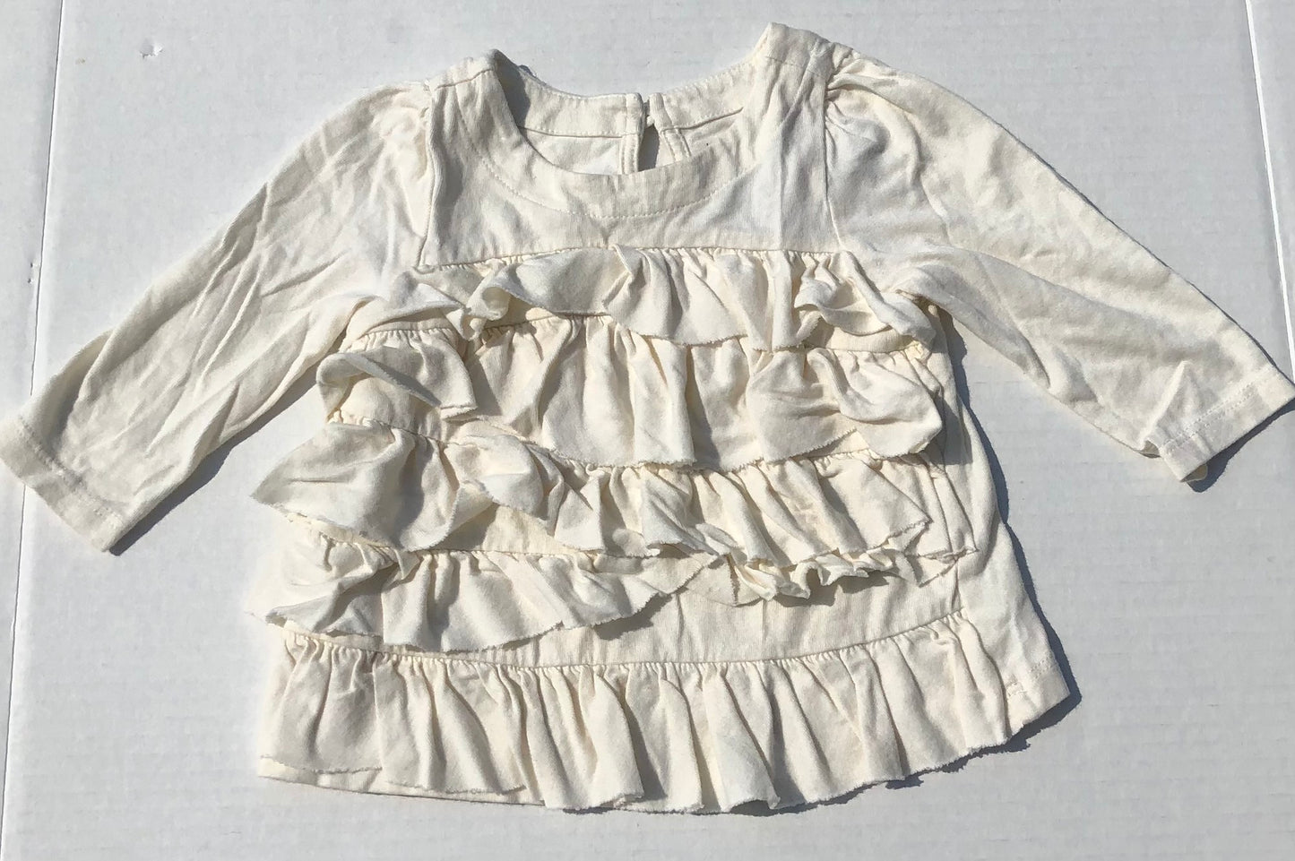 Cream  Baby Gap Shirt LS, 3-6M