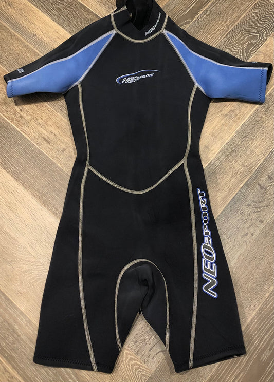 Blk/blue  Neo Sport Wetsuit, 14Y