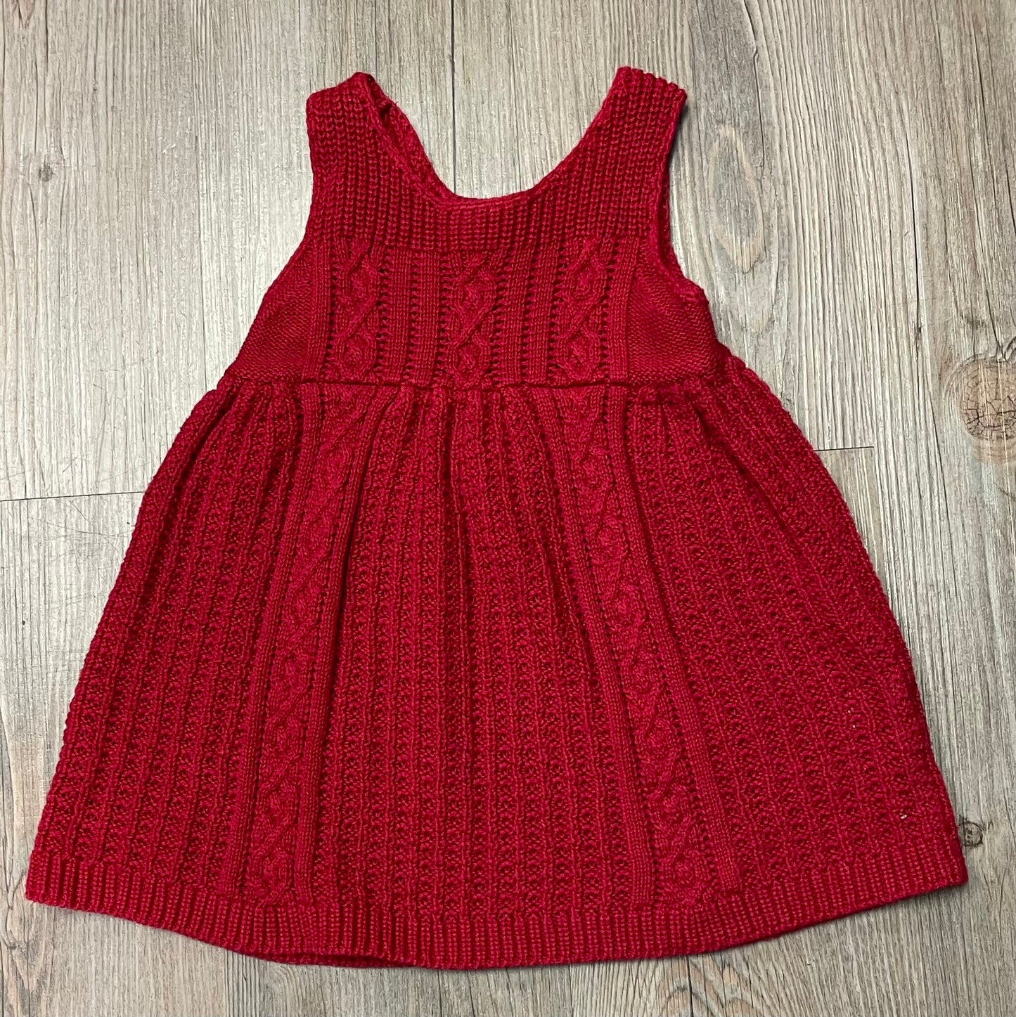 Red  Baby Gap Knit Dress, 3-6M
