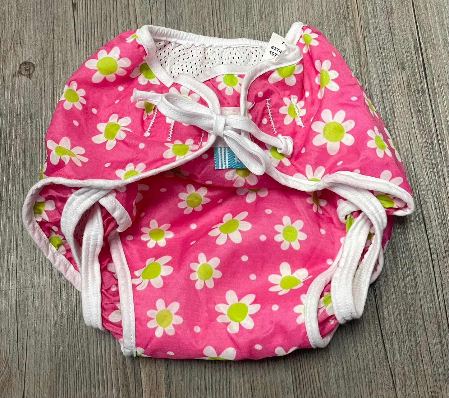 Floral  Kushies Swim Diaper, 40-50lbs