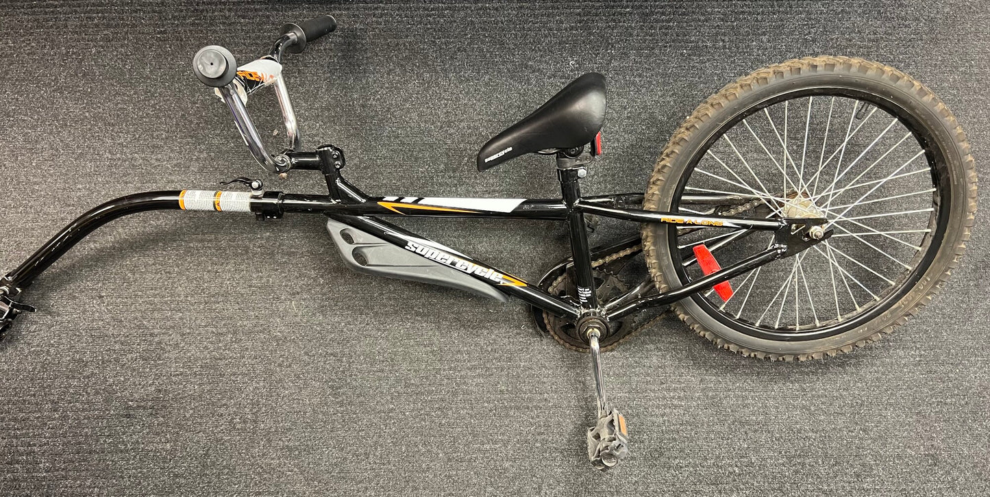 Black  Supercycle Extension Bike, 20 Inch
