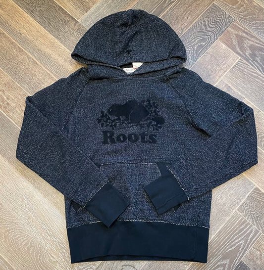 Black  Roots Pullover Hoodie, 14Y+
