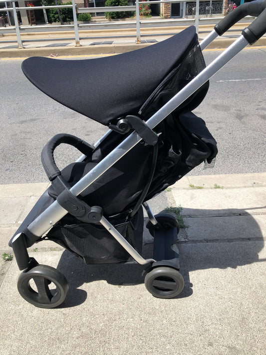 Black  ICOO Acrobat Stroller, 44lbs Max