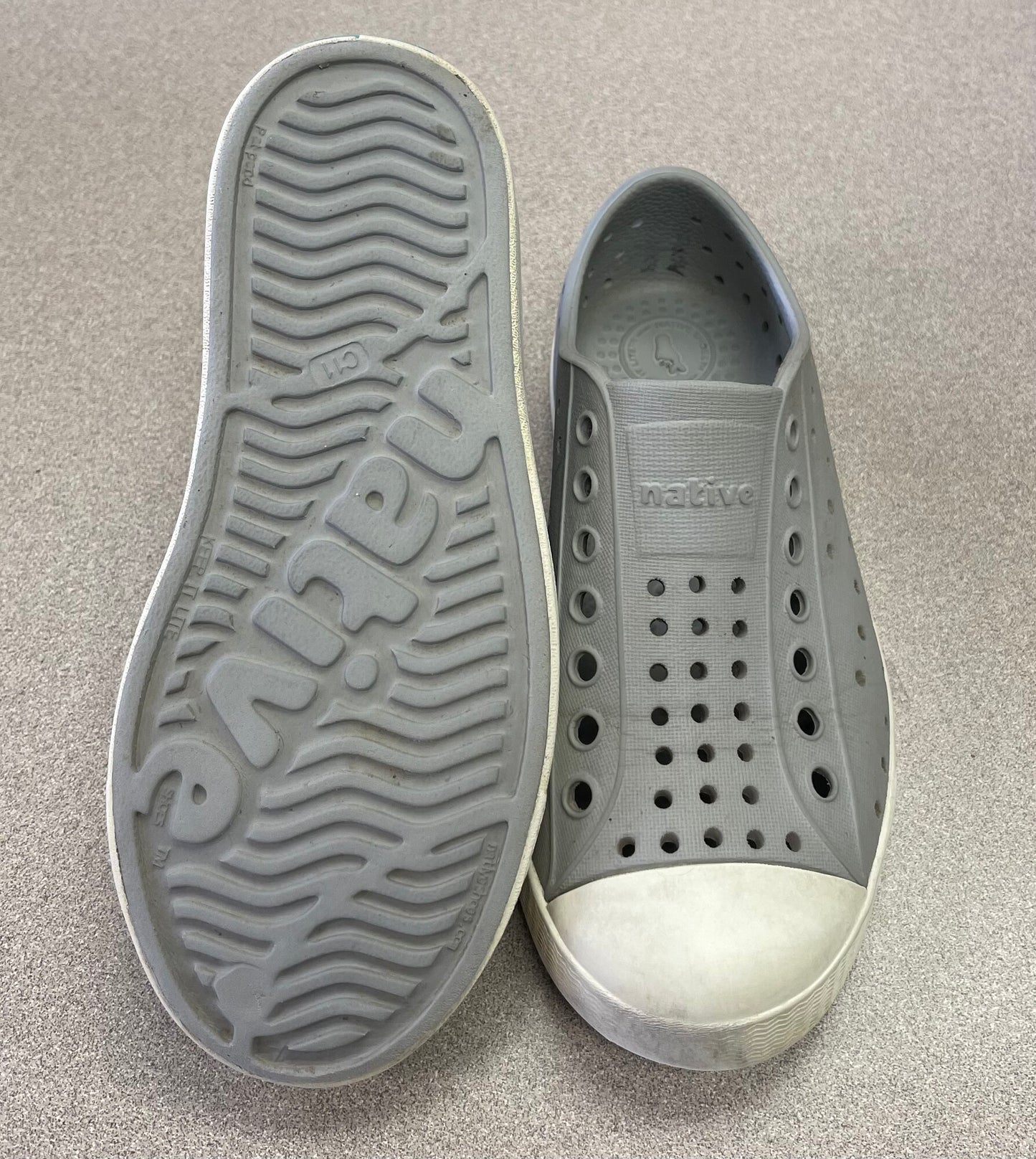 Grey  Native Jefferson Shoes, C11