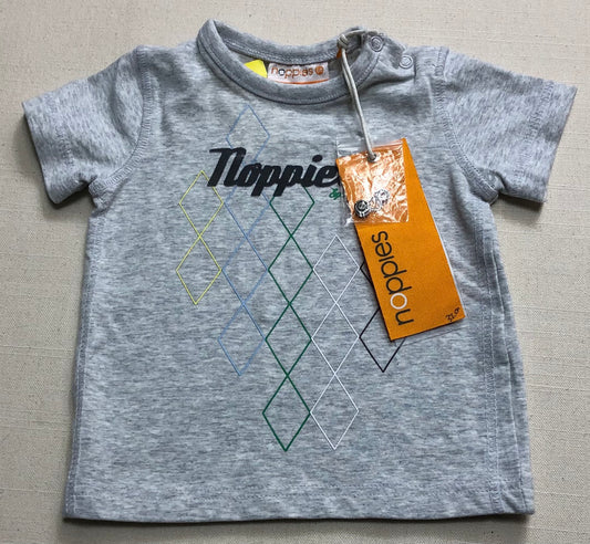 Grey  Noppies T Shirt, 9M