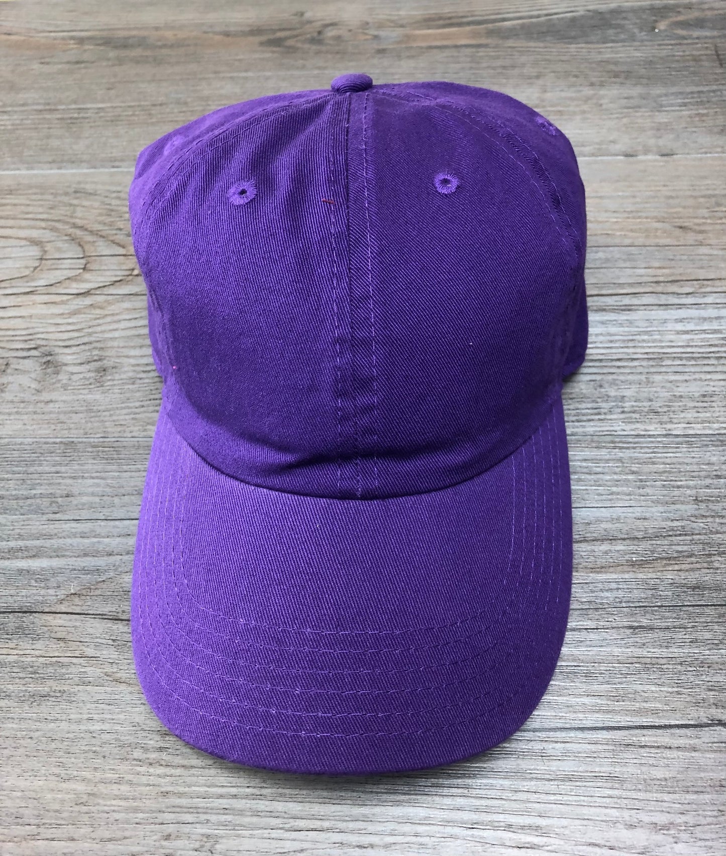 Purple  Adjustable Baseball Cap, One Size