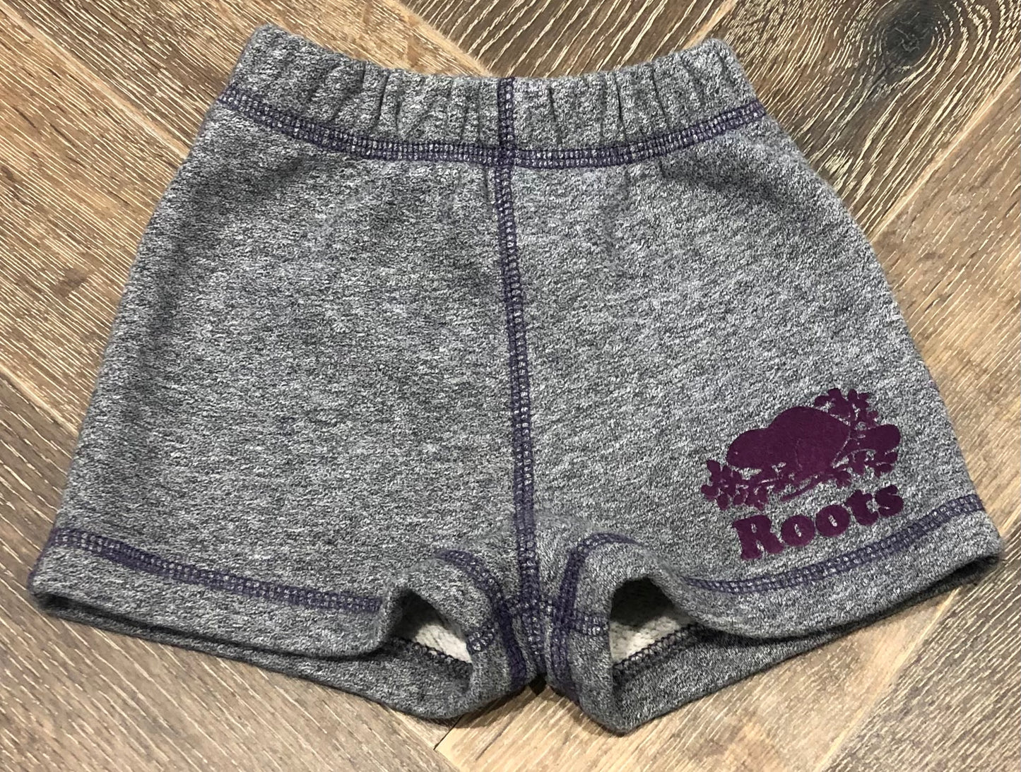 Grey  Roots Shorts, 3-6M