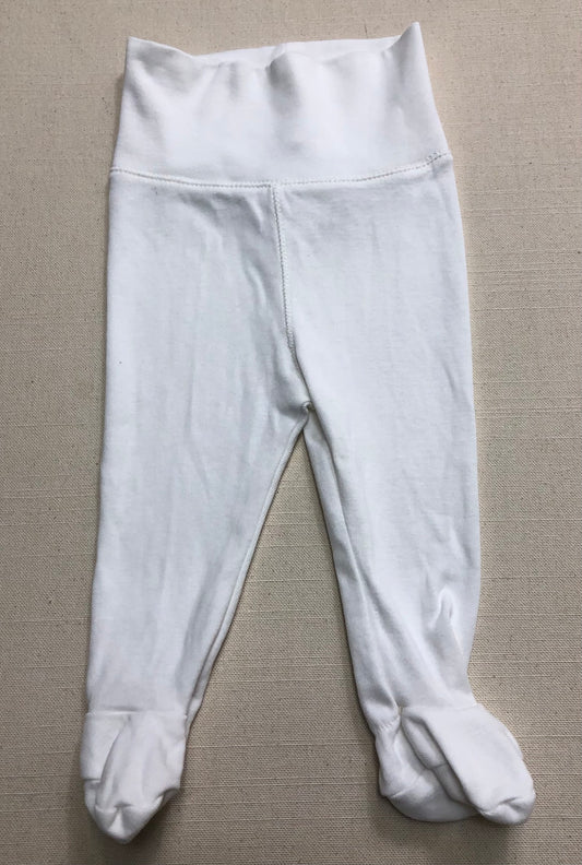 White  H&M Infant Legging, 2-4M