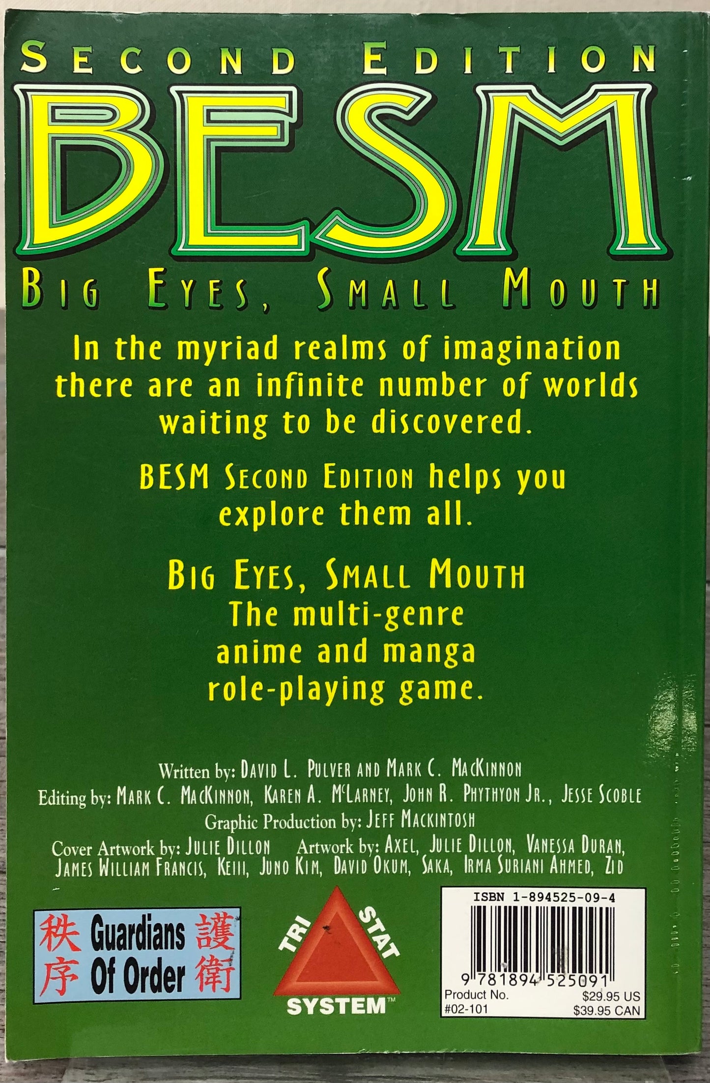 Green  Besm Big Eyes Small Mouth, Paperback