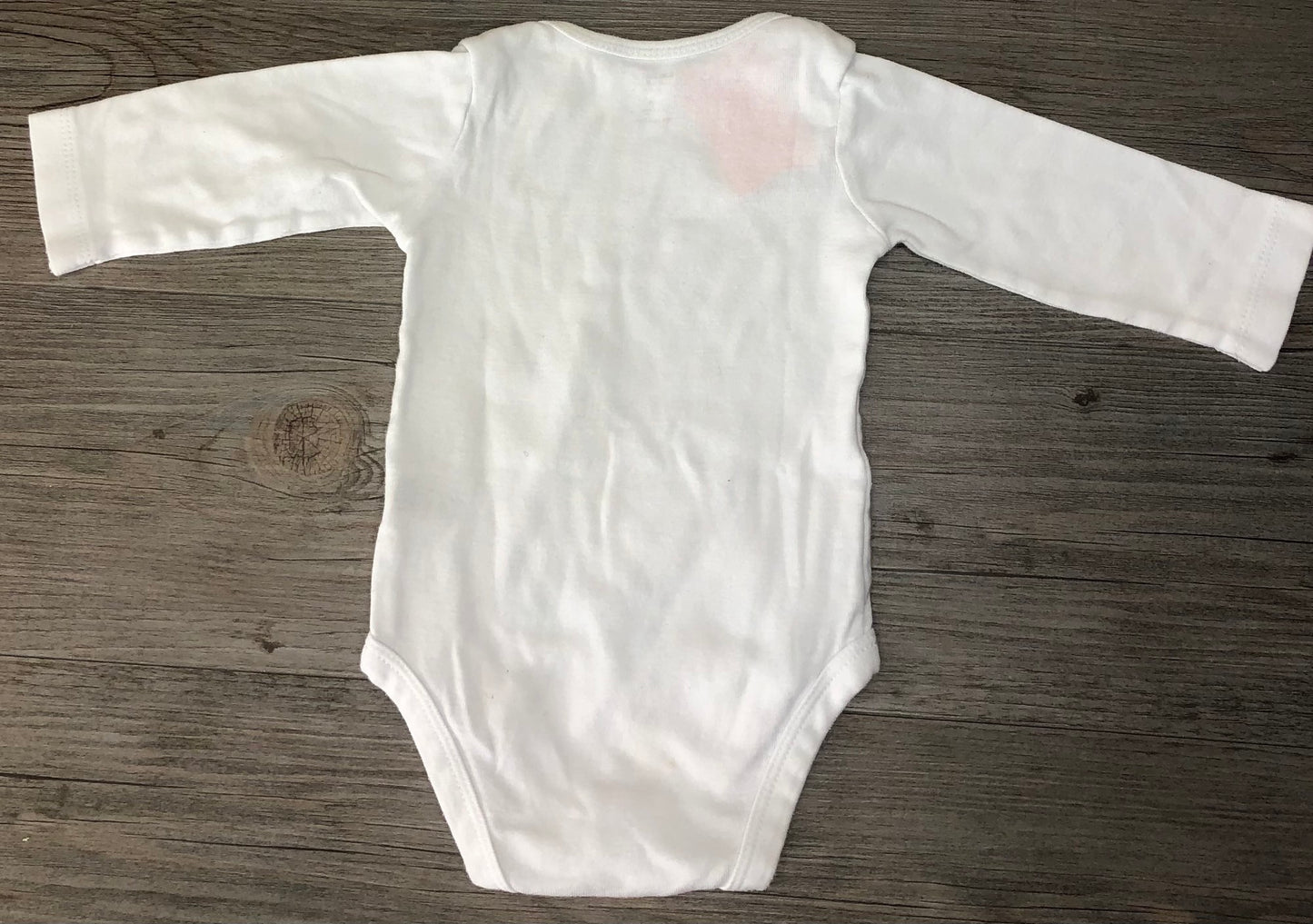 White  Carters Onesie, 6M