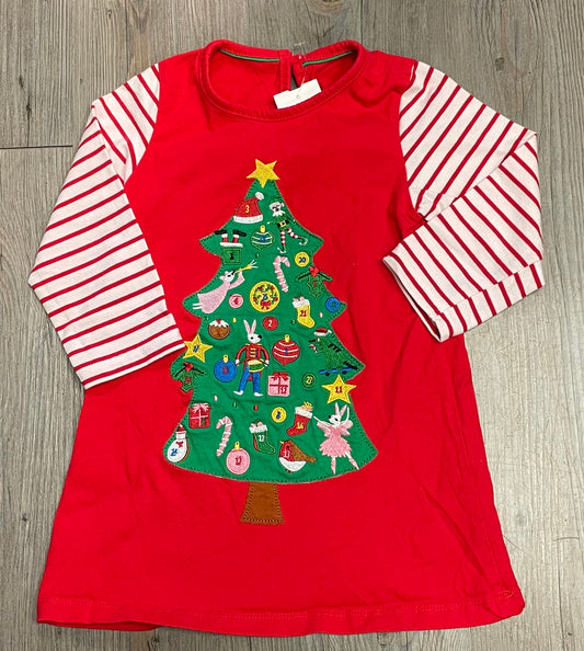 Multi  Christmas Tree Dress, 12-18M