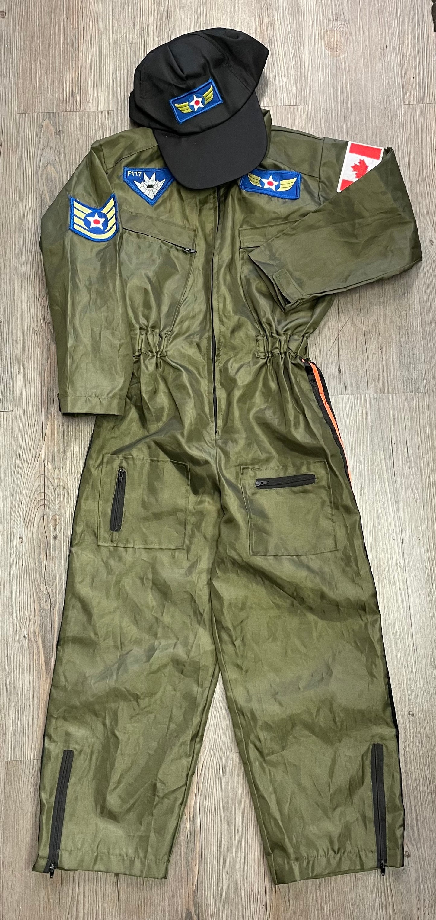 Green  Air Force Fighter Pilot, 5-7Y