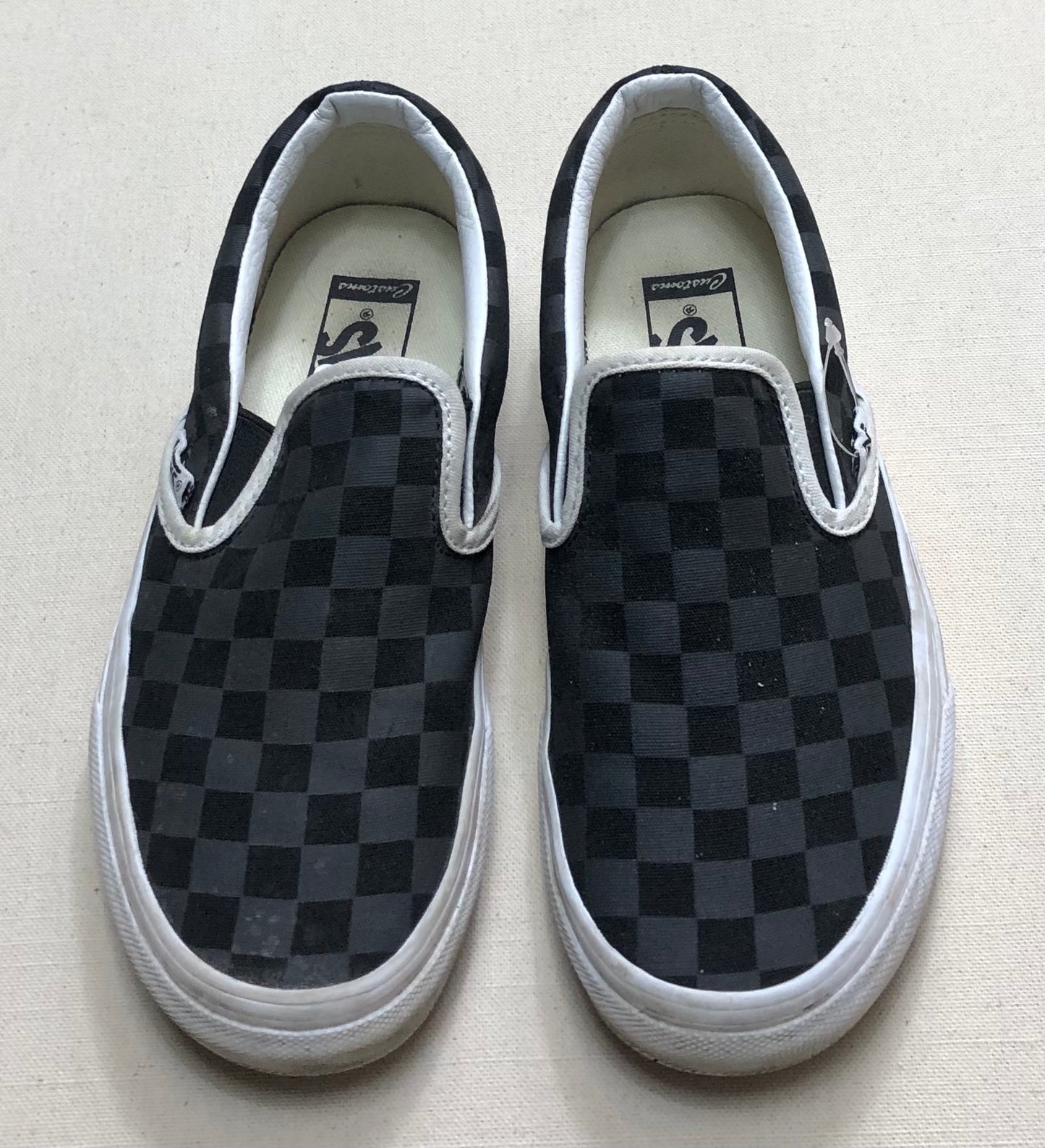 Black  Vans Slip On Shoes, 5Y