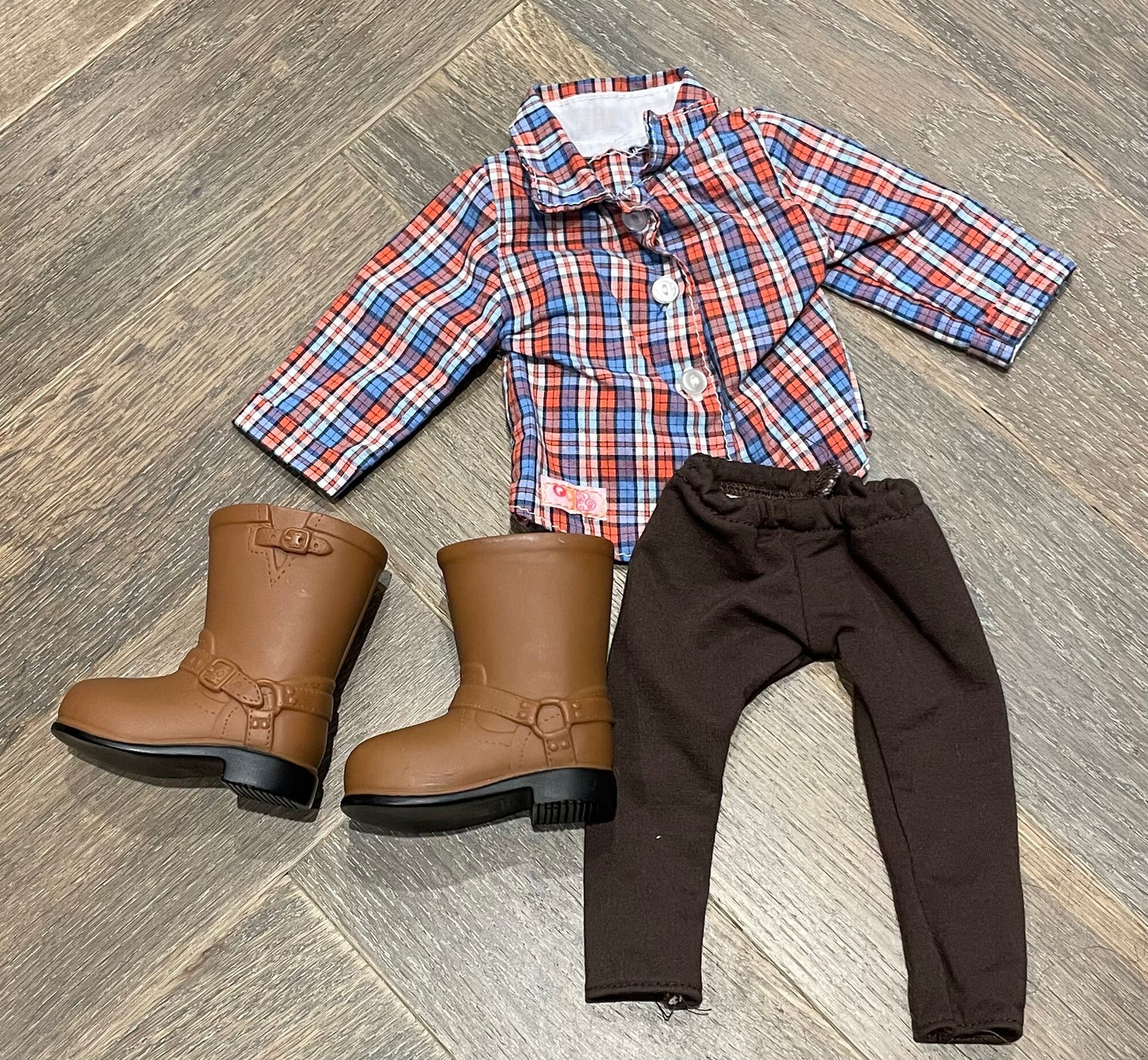 Brown  OG Doll Clothing Set, 18 Inch