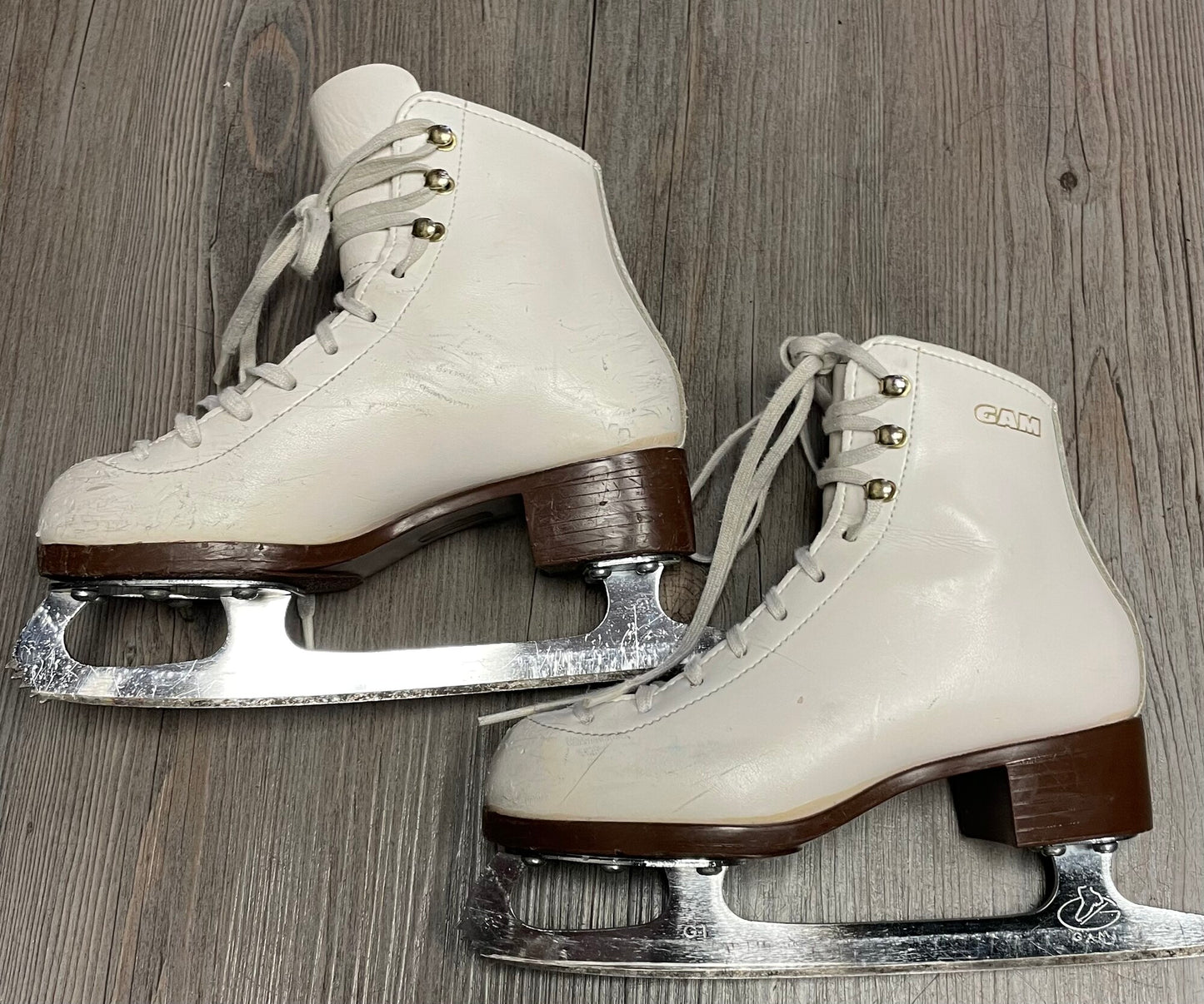 White  Gam Figure Skates, 13Y
