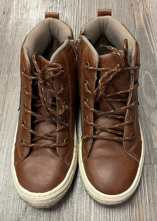 Brown  Sprox Hightop Shoes, 3Y
