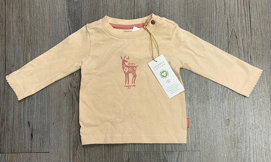 Beige  Noppies Organic Cotton LS, 1-2M