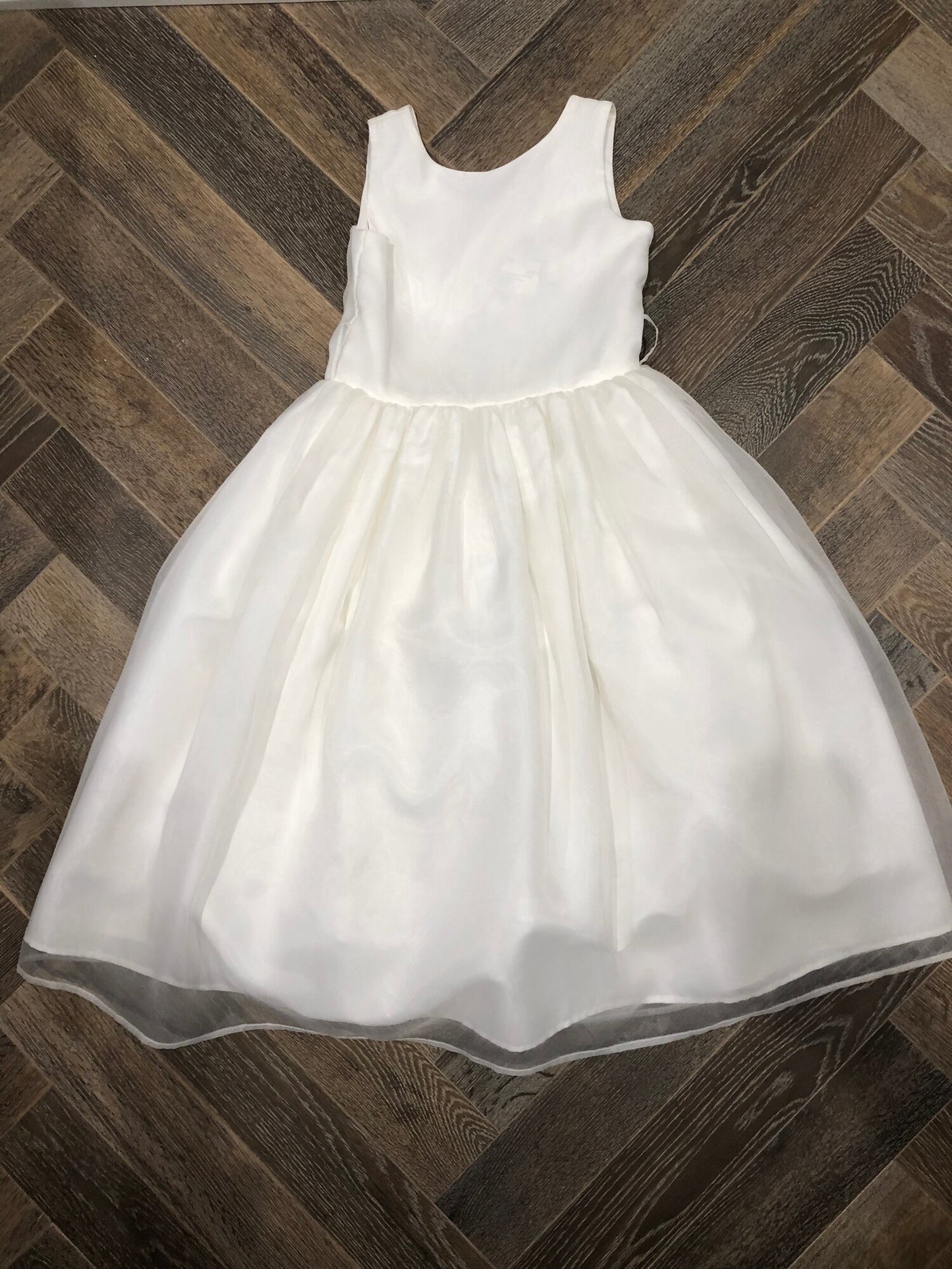 Cream  Angels Dress, 7Y