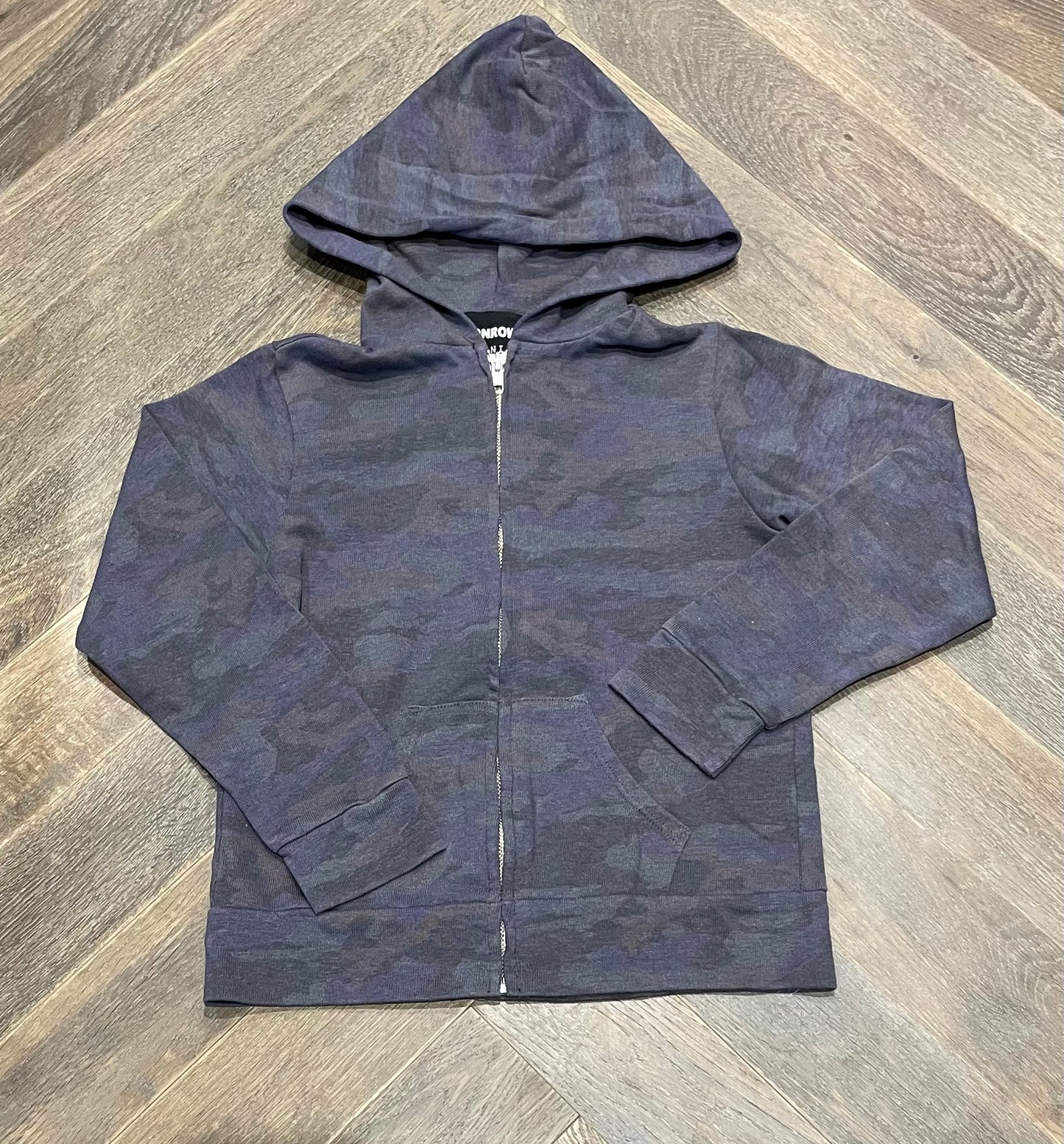 Camo  Monrow Mini. Zip Hoodie, 8Y
