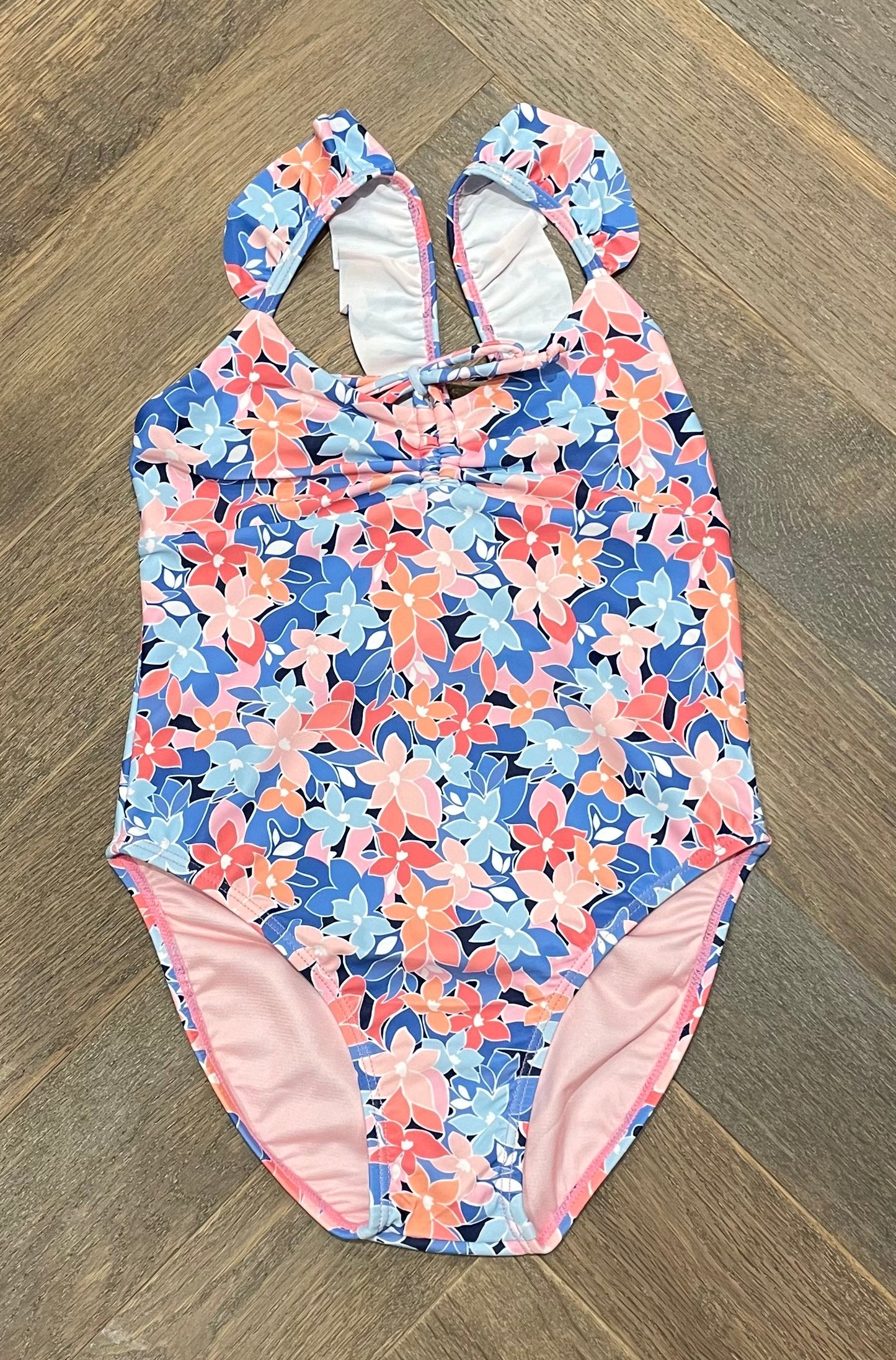Floral  F4A Bathingsuit, 6Y