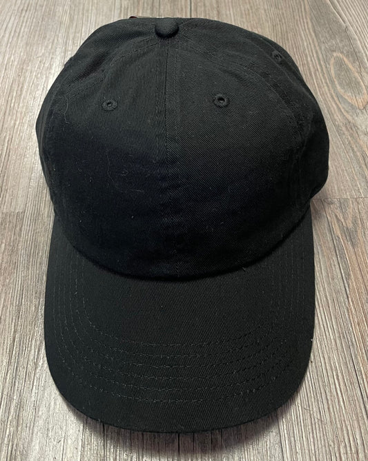 Black  Adjustable Baseball Cap, One Size