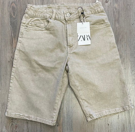Brown  Zara Denim Shorts, 13-14Y