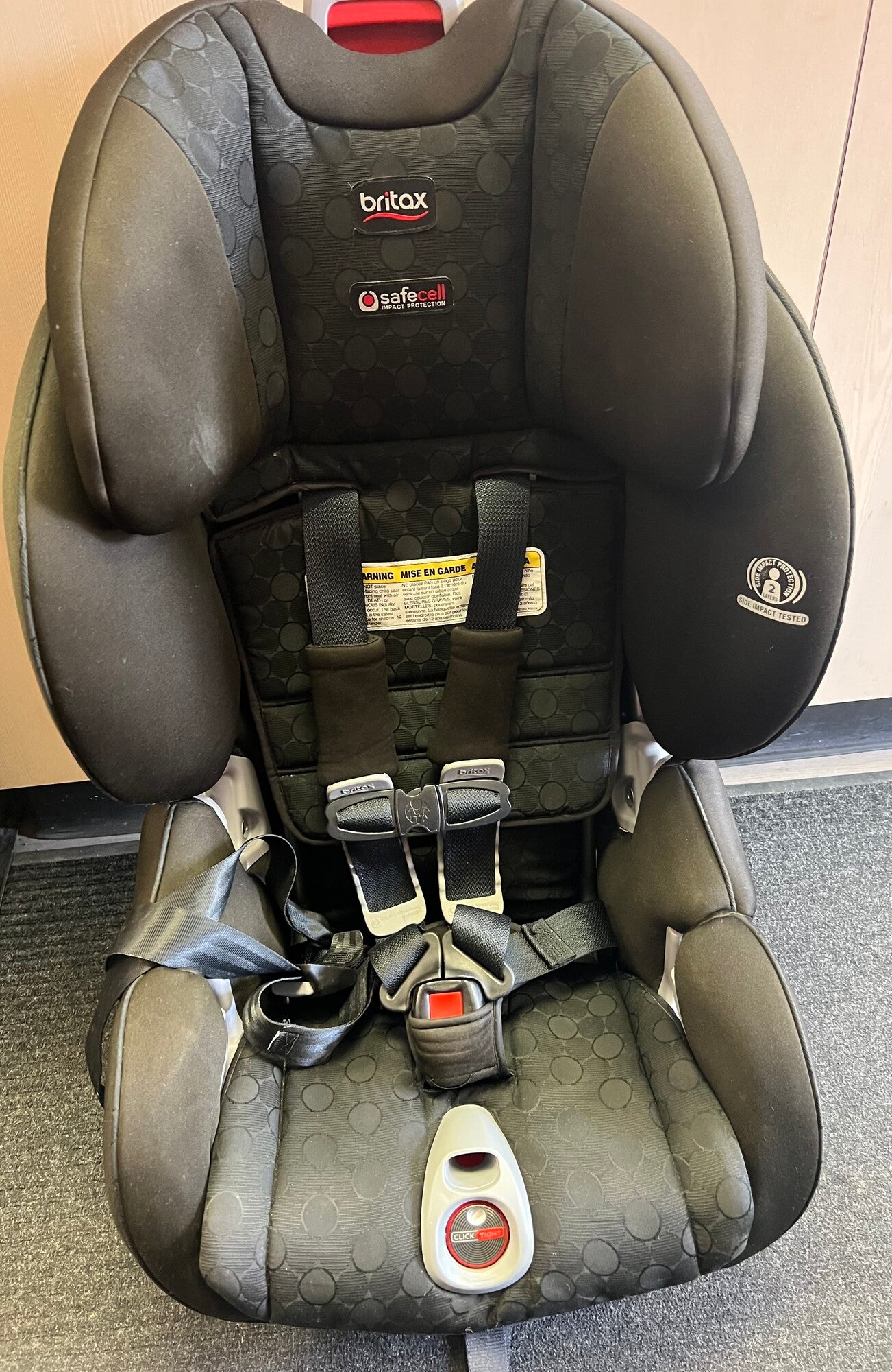 Black  Britax Boulevard Clicktig, 3 In 1