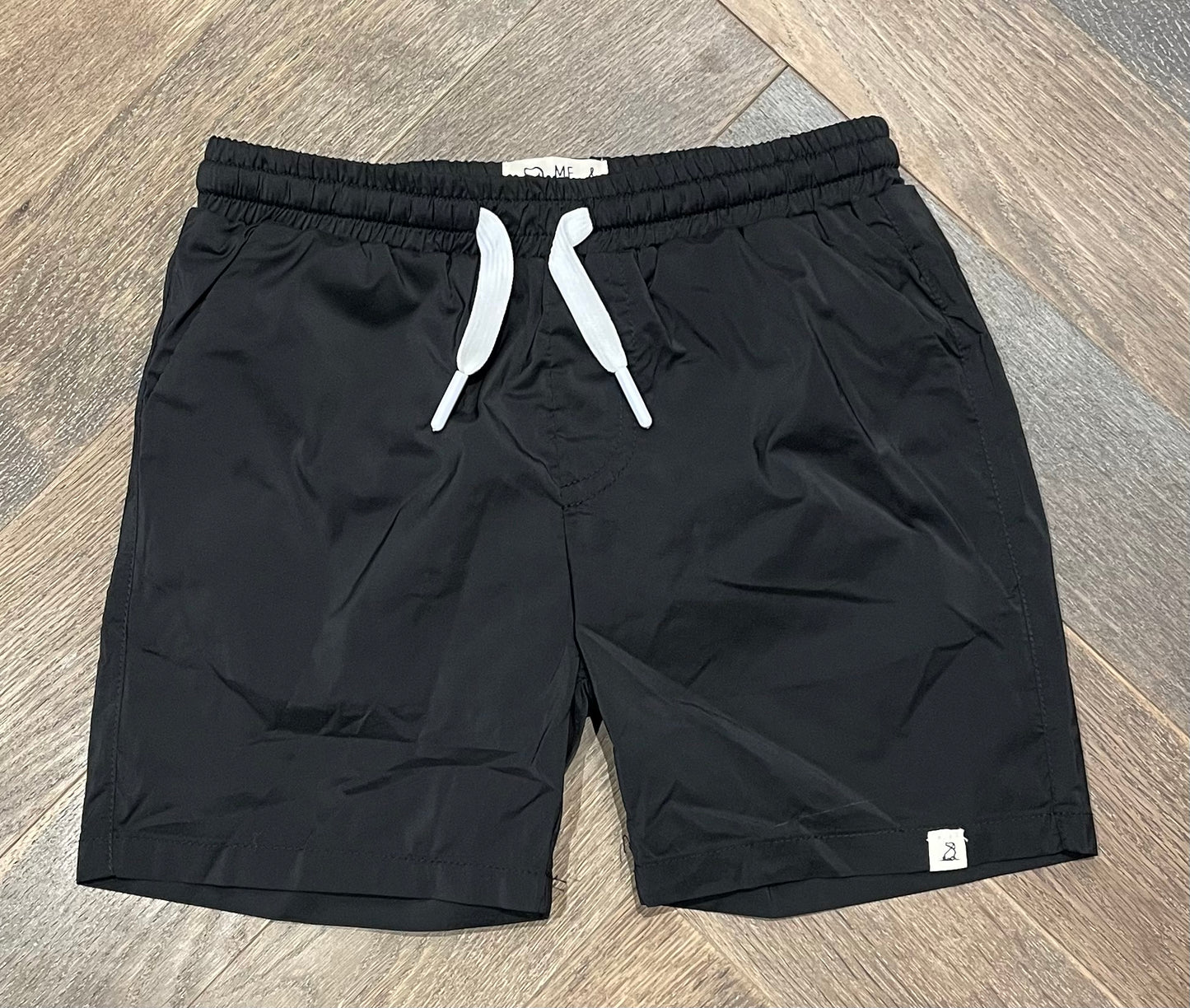 Black  Me & Henry Swim Shorts, 5-6Y