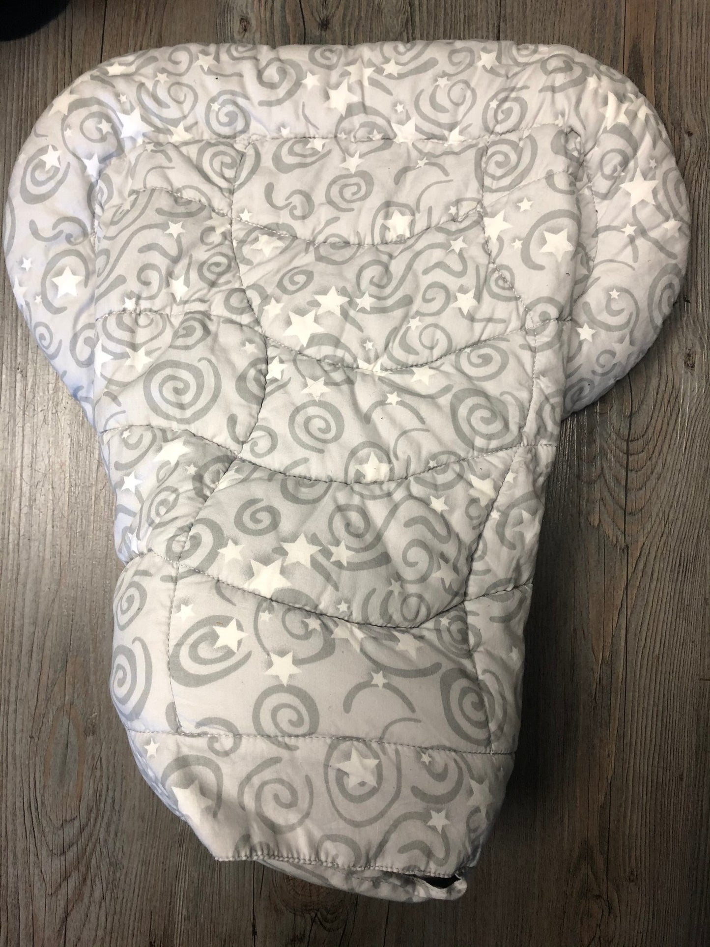 Grey  Ergo Baby Carrier/insert, 7-45lbs