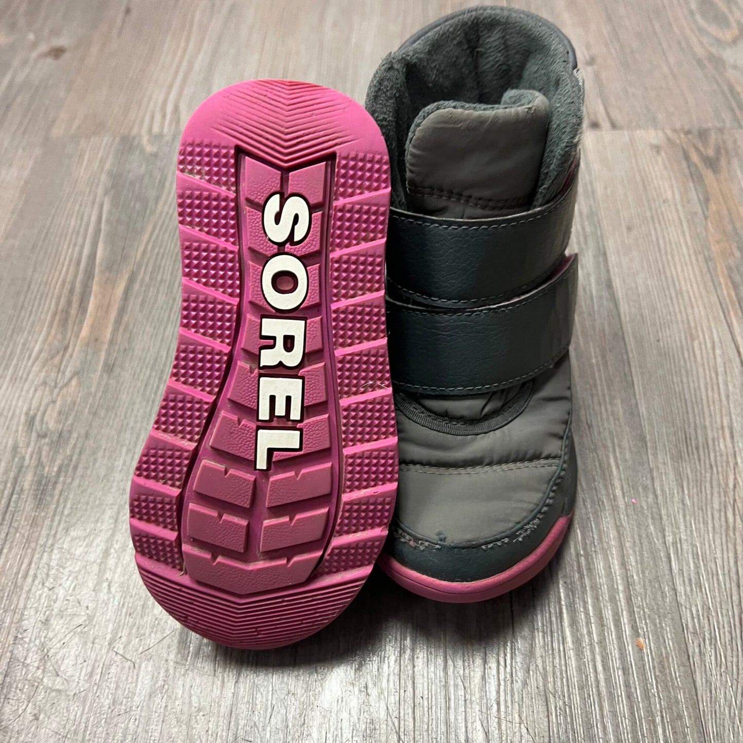 Grey  Sorel Winter Boots, 8T