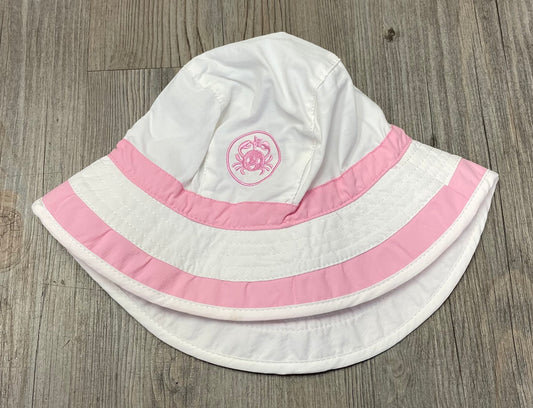 White  Cali Kids Bucket Hat, 6-12M