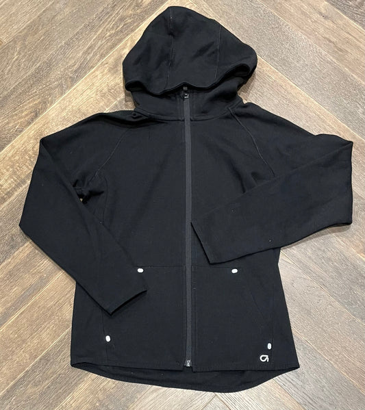 Black  Gapfit Zip Active Hoodie, 10Y