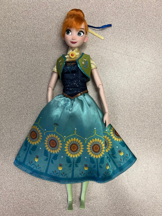 Green  Disney Anna Barbie, None