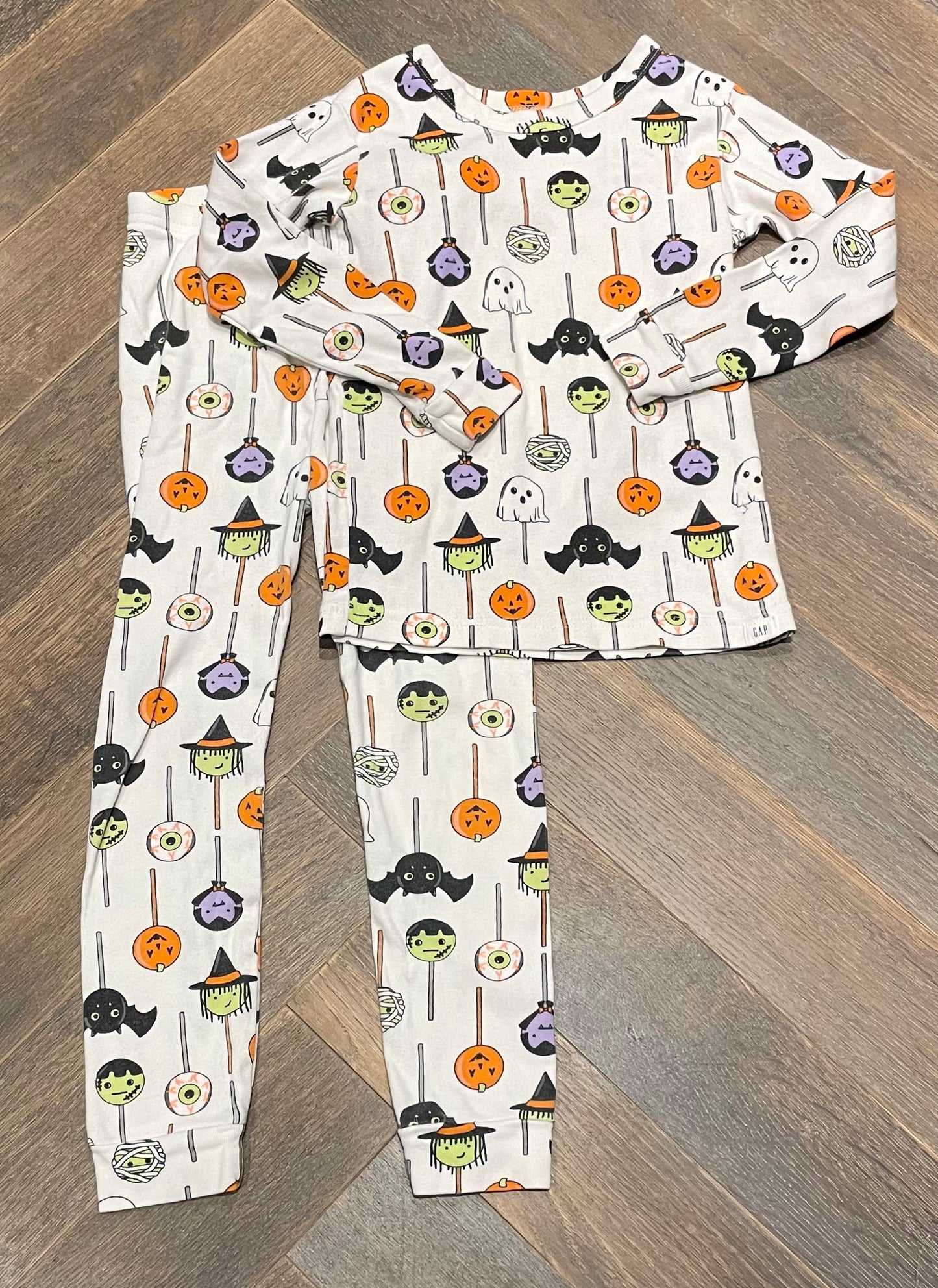 Multi  Gap Halloween Pj Set, 5Y