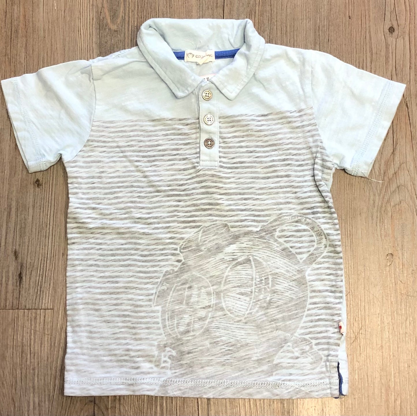 Blue/gre  Appaman Polo, 3Y