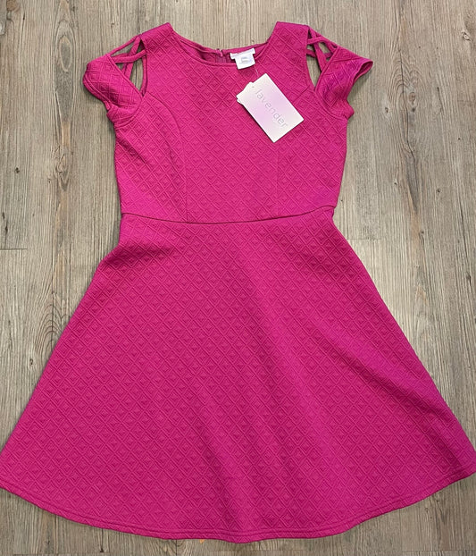 Fuchsia  Lavender Dress, 14Y